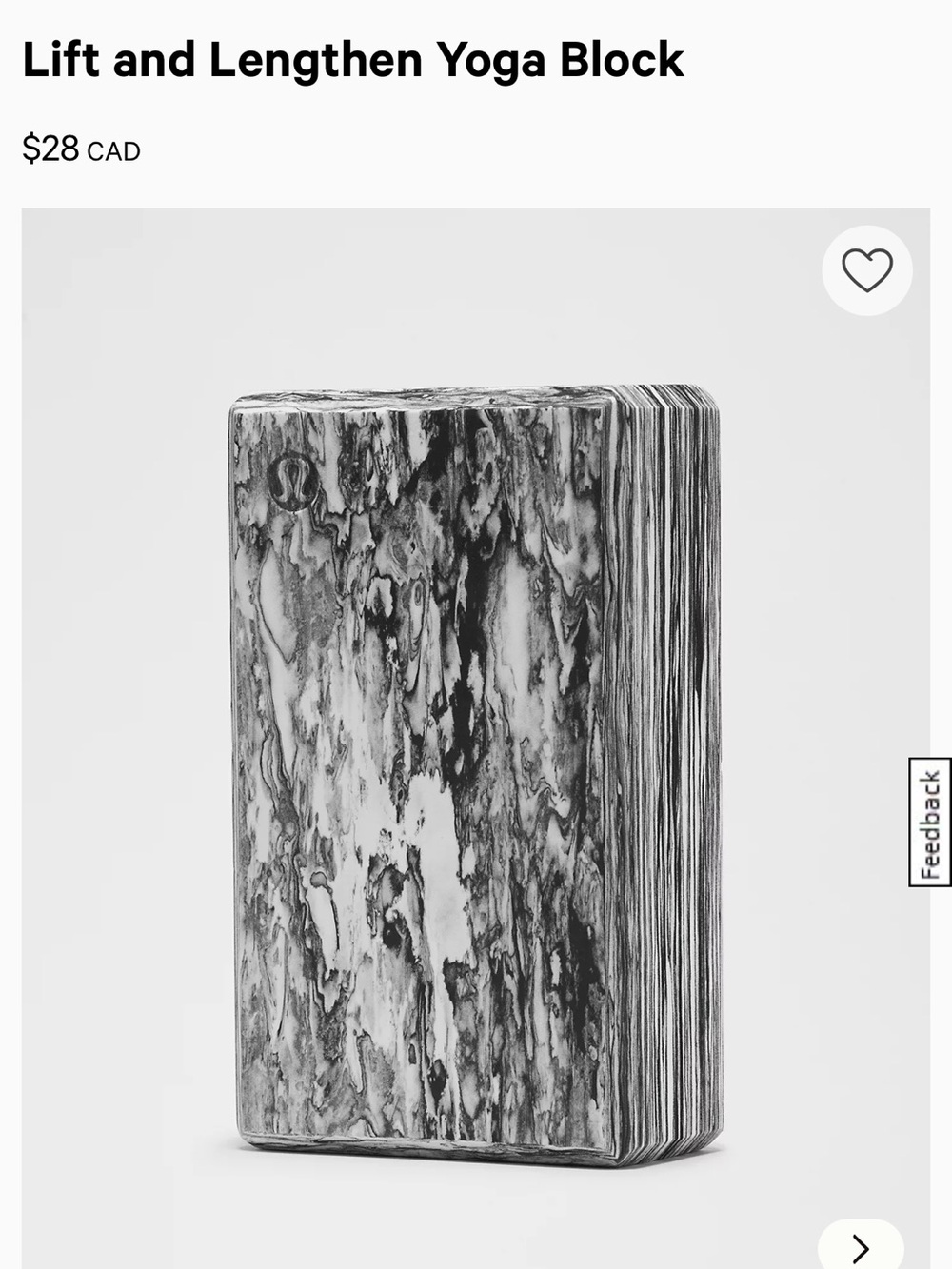 Brand New Lululemon Yoga Block